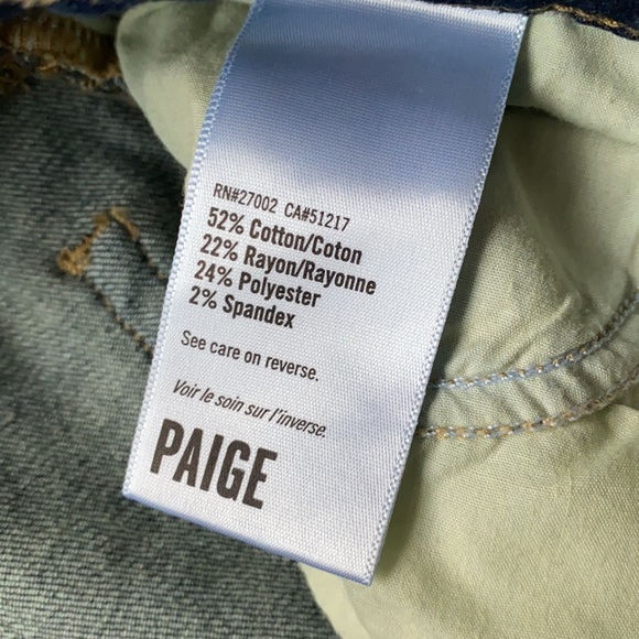 Paige Denim Bermuda Shorts Sz 27 - Picture 5 of 6